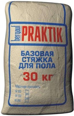 Стяжка для пола Bergauf Praktik, 30 кг купить в СОМ