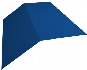 Конек плоский, 140х140х2000 мм, синий RAL 5005 купить в СОМ