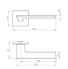 Ручка раздельная AJAX K.JS51.UNITY (UNITY JS) SSG-39 сатинированное золото купить в СОМ