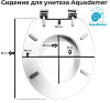 Сиденье для унитаза AquaDomer, мягкое, дом купить в СОМ