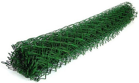 Сетка Рабица ПВХ зеленая, ячейка 50x50 мм, 1.5x10 м купить в СОМ