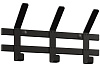 Вешалка настенная Торонто 3 340х85х168мм черная купить в СОМ