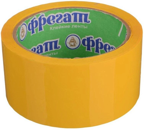 Лента клейкая 48 мм х 50м, желтая купить в СОМ