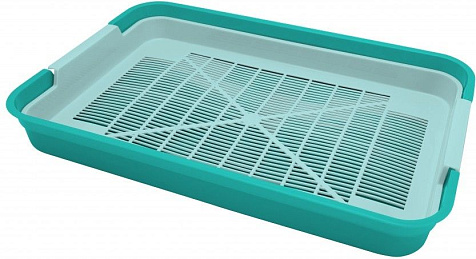 Туалет для кошек с сеткой 40х26,5х5,5см Архимед купить в СОМ