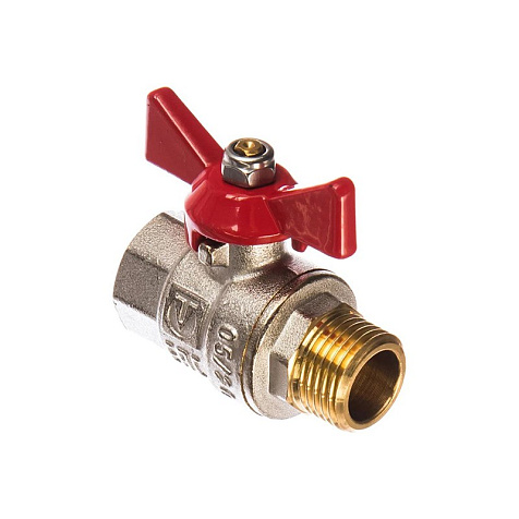 Кран шаровый 1/2" ВН, бабочка VT218 купить в СОМ