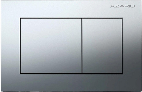 Кнопка для инсталляции Azario AZ-ABS-001-CH, хром квадратная купить в СОМ