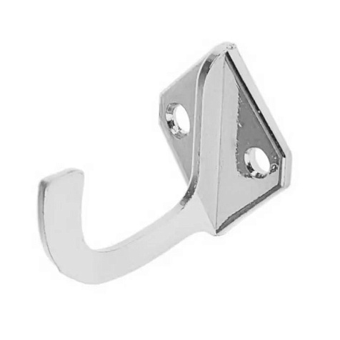 Крючок мебельный SANBERG 1-рожковый KL-58 Ромбик, хром купить в СОМ