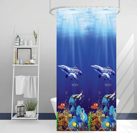 Штора для ванной Aquadomer XT-065, 180 х180 см купить в СОМ