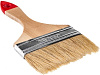 Кисть BIBER Эконом флейцевая, натуральная щетина, 100 мм купить в СОМ