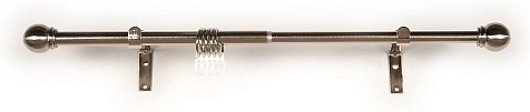 Карниз Телескоп 1р наконечник Болонья нержавеющая Сталь 160-300см купить в СОМ