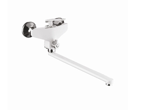 Смеситель для ванны Fashun A2281-8, латунь, белый купить в СОМ