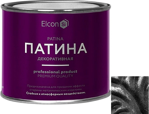 Патина декоративная Elcon, серебро, 0.2кг купить в СОМ