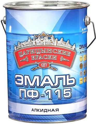 Эмаль ПФ-115 Царицынские краски, синий, 5 кг купить в СОМ