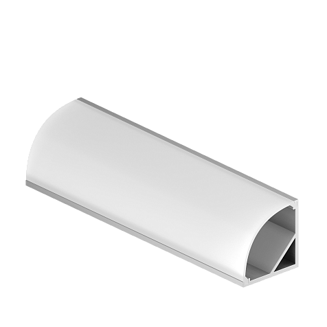 Профиль светодиод. накл.угловой+рассеиватель 16х16мм 2,0м General купить в СОМ