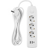 Удлинитель ОНЛАЙТ OPE-USB-03-500-ESC-3 3 гн, 2гн USB-A,1гн USB-С, 5 м, выкл  СЗ 10А IP20 белый купить в СОМ