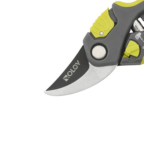 Секатор Профессиональный OLOV PC-3168B-1, 200 мм с регулировкой захвата купить в СОМ