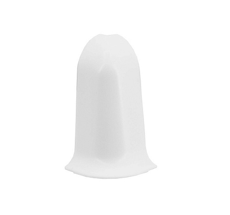 Угол наружный для напольного плинтуса 001 Лексида с крепежом 55мм Белый купить в СОМ