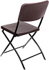 Стул Ротанг 540х455х820мм складной коричневый купить в СОМ