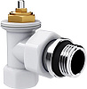 Набор термостатический для радиатора угловой 1/2" М30х1.5 белый Royal Thermo Design купить в СОМ