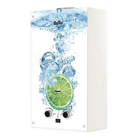 Водонагреватель проточный газовый Ballu GWH 10 Fiery Glass Lime купить в СОМ